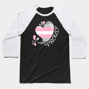 Proud to be a Demigirl Baseball T-Shirt